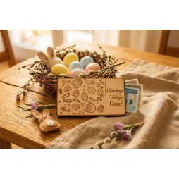 Prezent WIELKANOC PUDEŁKO NA PIENIĄDZE WZÓR GRAWER PERSONALIZACJA