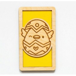 Prezent WIELKANOC PUDEŁKO NA PIENIĄDZE KURCZAK GRAWER PERSONALIZACJA - KSANTYNA.pl