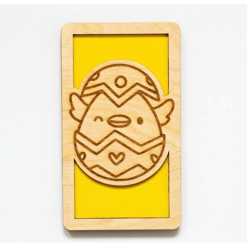 Prezent WIELKANOC PUDEŁKO NA PIENIĄDZE KURCZAK GRAWER PERSONALIZACJA - KSANTYNA.pl