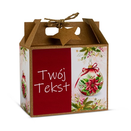 Walizka Świąteczna Mała BOMBKA - KSANTYNA.pl