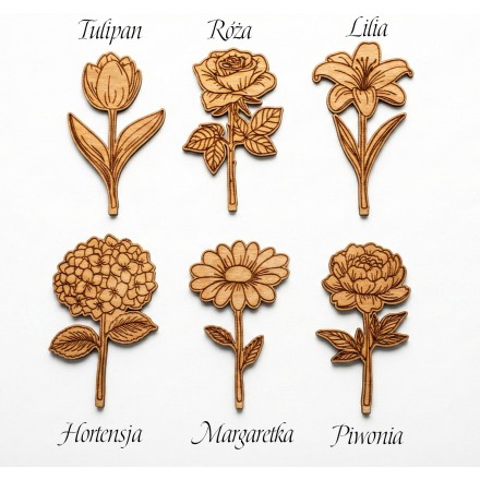 Prezent URODZINY RÓŻA KARTKA GRAWER PERSONALIZACJA - KSANTYNA.pl