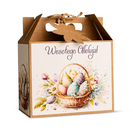 Prezent WIELKANOC Walizka KAWA HERBATA CZEKOLADA PISANKI - KSANTYNA.pl