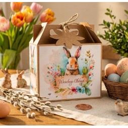 Prezent WIELKANOC Walizka KAWA HERBATA CZEKOLADA ZAJĄCZEK