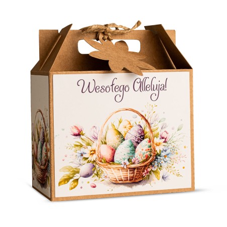 Prezent WIELKANOC Walizka KAWA HERBATA CZEKOLADA BEŻOWA - KSANTYNA.pl