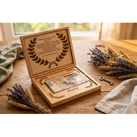 Prezent RÓŻNE OKAZJE PUDEŁKO GRAWER PERSONALIZACJA - KSANTYNA.pl