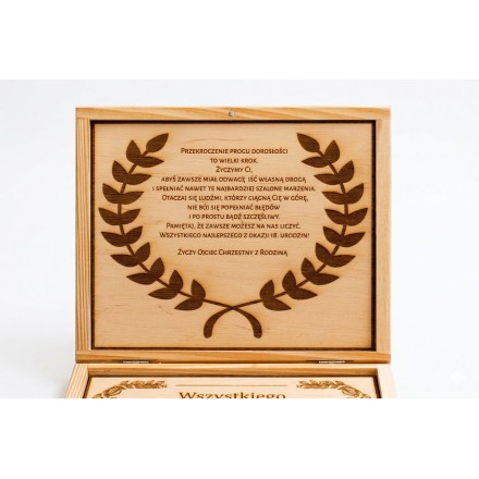 Prezent RÓŻNE OKAZJE PUDEŁKO GRAWER PERSONALIZACJA - KSANTYNA.pl