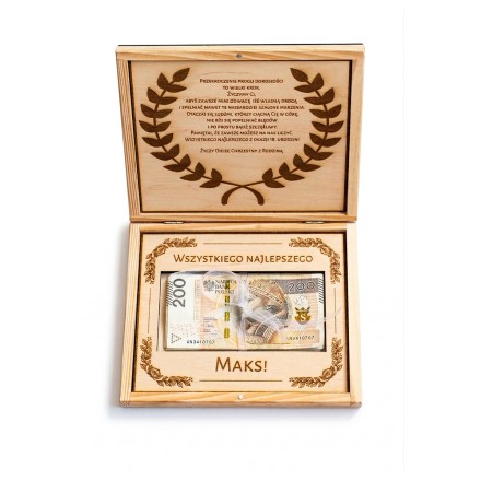 Prezent RÓŻNE OKAZJE PUDEŁKO GRAWER PERSONALIZACJA - KSANTYNA.pl