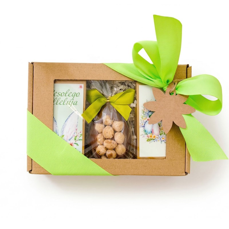 Prezent WIELKANOC Okienko 2x Kawa Herbata PISANKA CZEKOLADOWA - KSANTYNA.pl