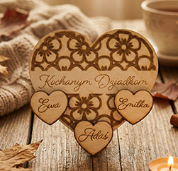 Prezenty grawerowane na Dzień Babci i Dziadka